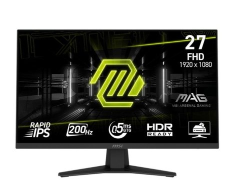 MSI Monitor MAG 274F 27 cali/LED/FHD/Flat/200Hz/Black
