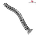 Organizator kabli Maclean MC-768 S srebrny funkcjonalny maskownica
