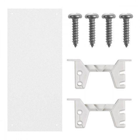 Organizer na kable Maclean MC-106 W solidny biały do biura