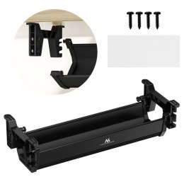 Organizer Maclean MC-106 podbiurkowy na kable czarny