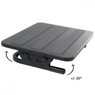 Maclean Podnóżek ergonomiczny regulowany MC-831 metalowy komfortowy