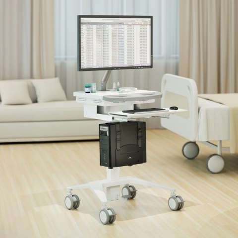 Uchwyt do komputera Maclean MC-116 B czarny z montażem ściennym