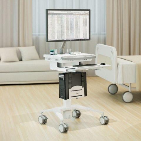 Uchwyt do CPU Maclean MC-116W biały oszczędzający miejsce