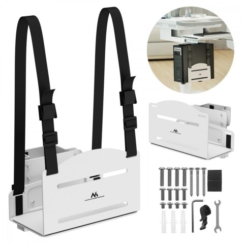 Uchwyt do CPU Maclean MC-116W biały oszczędzający miejsce