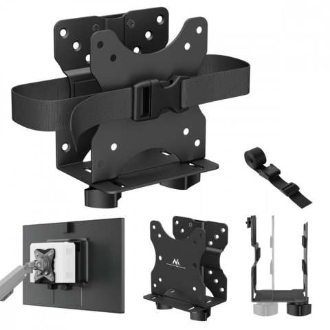 Uchwyt Maclean MC-115B do mini komputerów VESA uniwersalny czarny