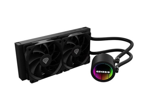 Chłodzenie wodne Natec Hydria Genesis 240 ARGB wydajne eleganckie