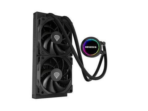 Chłodzenie wodne Natec Hydria Genesis 240 ARGB wydajne eleganckie