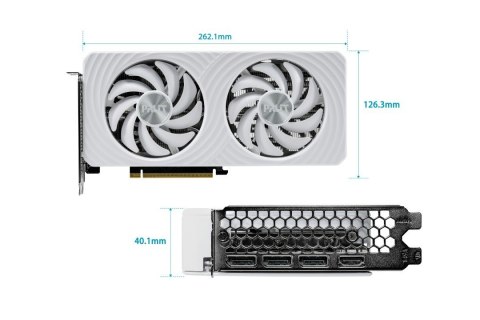 Karta graficzna Palit GeForce RTX 5060 Ti White OC 8GB GDDR7 128 bit cicha