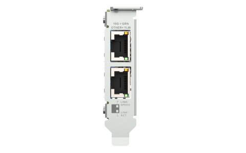 Karta sieciowa QNAP QXG-10G2T 10GbE 2x RJ45 PCIe Gen 3 x4 energooszczędna