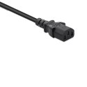 Kabel zasilający Qoltec UPS 1.5m IEC C13 C14 trwały PVC IT