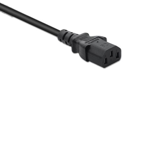 Kabel zasilający Qoltec UPS 1.5m IEC C13 C14 trwały PVC IT