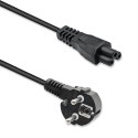 Kabel zasilający Qoltec 1.5m C5 SCHUKO wytrzymała izolacja PVC