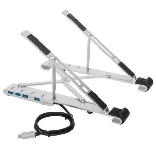 Stojak Targus przenośny z hub USB-A 4 porty solidny aluminiowy