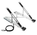 Stojak Targus przenośny z hub USB-A 4 porty solidny aluminiowy
