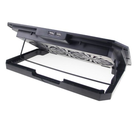 Podstawka chłodząca Techly LED do laptopa 17 cali ergonomiczna