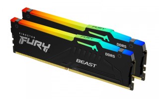 Pamięć RAM DDR5 Kingston Fury Beast RGB 64GB 2x32GB 6000MHz CL30 AMD EXPO