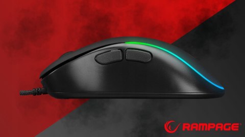 Mysz Rampage X-JAMMER V2 RGB 12800 DPI gaming wydajna makro