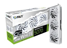 Karta graficzna Palit GeForce RTX 5070 WHITE OC 12GB GDDR7 192 bit gaming