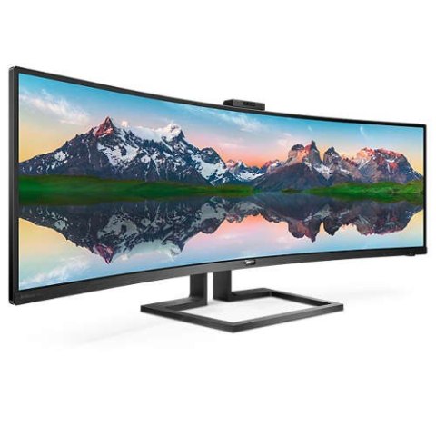 Monitor Philips 499P9H 49 cali 32:9 5120 x 1440 Curved VA USB C HDR400 KVM