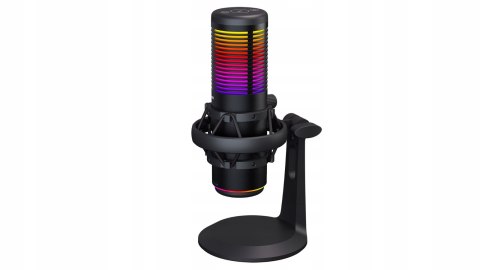 Rampage Bemol Mikrofon gamingowy do podcastów RGB USB C czarny