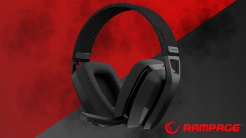 Rampage Blitz słuchawki gamingowe Bluetooth 5.3 2.4GHz USB-C z mikrofonem