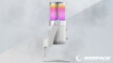 Rampage Diyez mikrofon gamingowy dotykowy RGB USB C biały kompaktowy