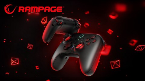Rampage Hydra kontroler bezprzewodowy pad gaming RGB Bluetooth Android PC