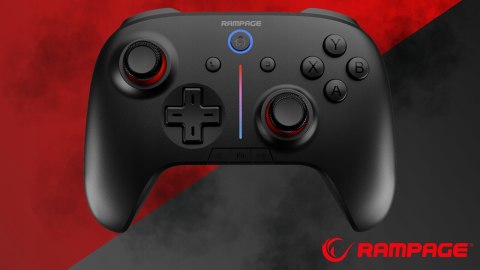 Rampage Hydra kontroler bezprzewodowy pad gaming RGB Bluetooth Android PC