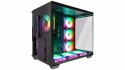 Rampage Loopy Obudowa PC czarna 7x 120mm wentylatorów ARGB Infinity HUB