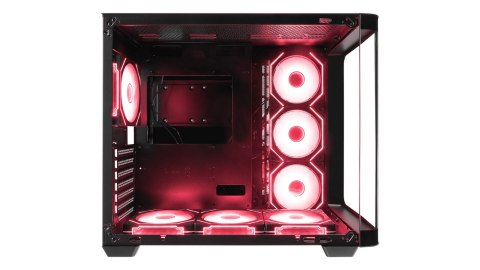 Rampage Loopy Obudowa PC czarna 7x 120mm wentylatorów ARGB Infinity HUB