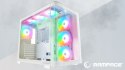 Rampage Loopy obudowa PC biała 7x wentylatorów ARGB Infinity HUB wydajna