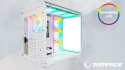 Rampage Loopy obudowa PC biała 7x wentylatorów ARGB Infinity HUB wydajna