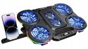 Rampage PROTE R6 Podstawka chłodząca laptop 10-17 RGB regulowana gamingowa