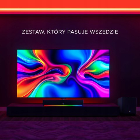 Rampage RM-1 Soundwave Plus soundbar gaming 64W BT USB AUX TF kompaktowy