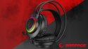 Rampage RM-K27 X-Jammer Słuchawki gamingowe 7.1 czarne Rainbow LED