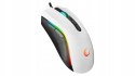 Rampage SMX-R44 V2 mysz gamingowa 12800 DPI RGB Huano 1000Hz biała