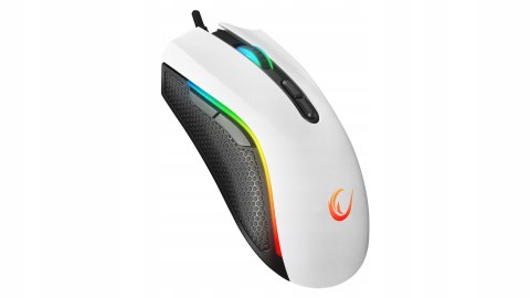 Rampage SMX-R44 V2 mysz gamingowa 12800 DPI RGB Huano 1000Hz biała