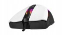 Rampage SMX-R44 V2 mysz gamingowa 12800 DPI RGB Huano 1000Hz biała