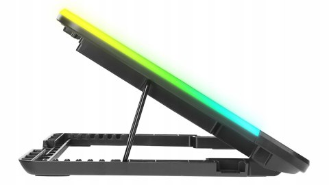 Rampage Sixpower R9 podstawka chłodząca pod laptop 15 cali RGB regulowana