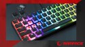 Klawiatura Rampage RADIANT K11 mechaniczna Pudding RGB czerwona gaming