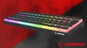 Klawiatura Rampage RADIANT K11 mechaniczna Pudding RGB czerwona gaming