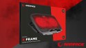 Rampage AD-RX34 podstawka chłodząca pod laptop 12-17 cali regulowana czarna