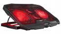 Rampage AD-RX34 podstawka chłodząca pod laptop 12-17 cali regulowana czarna