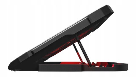 Rampage AD-RX34 podstawka chłodząca pod laptop 12-17 cali regulowana czarna