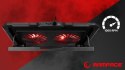 Rampage AD-RC12 CLAW Podstawka chłodząca laptop 15-17 cal RGB regulowana