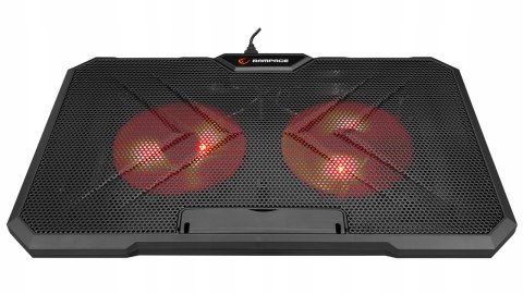 Rampage AD-RC12 CLAW Podstawka chłodząca laptop 15-17 cal RGB regulowana