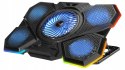 Rampage AD-RC13 BELLATRIX podstawka chłodząca laptop 15-17 RGB regulowana