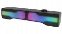 Rampage Arty X13 głośniki gamingowe Bluetooth RGB USB 2x3W kompaktowe