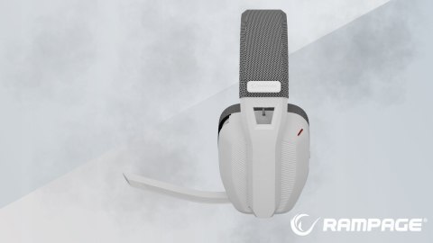 Rampage Blitz Słuchawki Gamingowe Bluetooth 5.3 Bezprzewodowe Szare