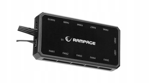 Rampage Coolwind F3 3 wentylatory 120mm ARGB kontroler wydajne ciche